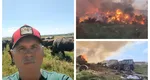 Incendiu puternic la ferma lui Ștefan Muscă, cel mai cunoscut fermier din România: ”A ars tot, nu a mai rămas nimic”