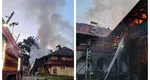 Incendiu la o mănăstire din Neamț. Pompierii au intervenit de urgență