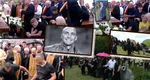 Exclusiv / Cea mai grea zi pentru familia lui Gabi Mureșan. Fotbalistul-primar a fost condus pe ultimul drum. Furtună puternică la slujbă, a plâns cerul pentru campionul țării / GALERIE FOTO