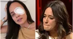 Andreea Raicu are ochiul bandajat. Ce a pățit vedeta, a ajuns de urgență la medic: „E îngrozitor, al naibii de dureros”