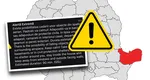 Un nou mesaj RO-Alert în Tulcea. Populația este îndemnată să se adăpostească: există posibilitatea căderii unor obiecte din spațiul aerian