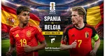 LIVE Antena 1 Spania – Belgia (ora 22:00) VIDEO ONLINE la Cupa Mondială 2026. Duel de foc pentru o semifinală de vis cu Franţa, unde vezi meciul la TV