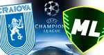 DIGI SPORT LIVE Universitatea Craiova – Vitebsk online STREAM VIDEO: Antrenament cu public în Liga Campionilor. Urmează meci cu Levski Sofia