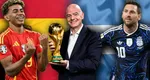 Americanizarea Cupei Mondiale: Gianni Infantino, președintele FIFA, vrea o pauză de 30 de minute la finala Spania – Argentina 2026, după modelul Super Bowl