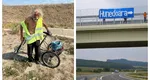 Un bărbat a circulat cu tricicleta, pe contrasens, pe autostrada A1 / 19 apeluri la numărul de urgenţă 112, în 40 de minute