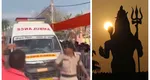 Tragedie la o sărbătoare religioasă! Cel puțin 14 oameni au murit după o busculadă și un incendiu