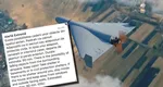 O nouă alertă în Tulcea. Două avioane F-18 ridicate de la sol, după ce MApN a detectat o țintă aeriană / Populația, sfătuită să se adăpostească în locuri sigure