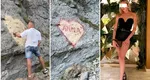 Ea este ANNA, femeia care l-a făcut pe bucureșteanul de 55 de ani, cu soție și copil acasă, să-i scrie numele pe o stâncă de pe Transfăgărășan. Pasiunea pentru blonda fit i-a luat mințile FOTO