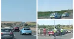 Accident cu șase mașini pe Autostrada Soarelui. Traficul a fost restricționat