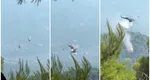 Două elicoptere s-au ciocnit în aer în timpul intervenției la incendiile din Grecia. Patru membri ai echipajelor au fost răniți