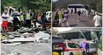 Accident îngrozitor în Italia. Cel puțin șase persoane au murit și alte 27 au fost rănite după impactul dintre un autocar, o autorulotă și trei mașini