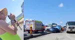 Șoferiță beată, circ cu poliția după ce a făcut accident. Femeia avea o alcoolemie de 3,2 la mie în sânge