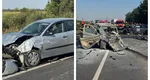 Accident cu trei mașini în Timiș. Un bărbat a murit pe loc