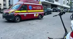 Două fete de 10 şi 11 ani, aflate pe o trotinetă electrică, rănite după ce au intrat într-o maşină
