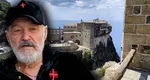 Gigi Becali a povestit toată călătoria de pe Muntele Athos: „Am făcut afară pe stâncă, altar din piatră, cu cerul liber deasupra”