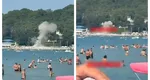 VIDEO ŞOCANT O dronă s-a prăbuşit pe o plajă plină cu turişti de la Marea Neagră