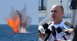 Șeful Forțelor Navale Române anunță că dronele distruse în zona Neptun Deep erau de proveniență rusească: „Avem astăzi un număr de 159 de mine marine descoperite şi distruse în bazinul Mării Negre”