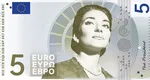 Maria Callas ar putea apărea pe noua bancnotă de 5 euro. Cum ar urma să arate viitorii banii europeni