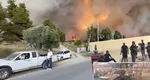 Evacuări masive în Halkidiki, incendiile au cuprins insula preferată de turiștii români. Oamenii fug din calea flăcărilor, peste 100 de pompieri intervin VIDEO