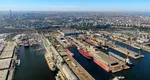 Incendiu puternic în Portul Midia. O navă care transportă minereu a fost cuprinsă de flăcări