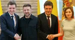 Nicușor Dan, vizită la Chișinău de Ziua Independenței Republicii Moldova. Președintele se întâlnește cu Maia Sandu și Volodîmîr Zelenski