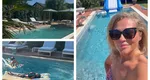 Cum arată piscina uriaşă din vila pe care o are Mirela Vaida la Snagov. Imagini fabuloase cu bazinul pe care a dat 30.000 de euro, după ce Cosmin Seleşi i-a vândut un pont FOTO şi VIDEO