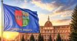 Județul Brașov are un steag oficial. Ce reprezintă culoarea albastră și simbolurile de pe drapel