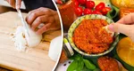 Câtă ceapă ar trebui să pui, de fapt, în zacuscă. Ingredientul care nu are ce căuta în acest preparat