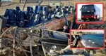 Cel puțin 16 morți și 28 de răniți într-un accident de autobuz. 20 de ambulanțe au fost trimise la fața locului VIDEO
