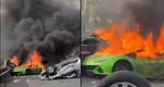 Accident teribil cu Lamborghini. Tată şi fiu au murit pe loc