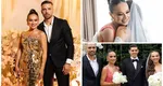 FOTO Vlăduța Lupău și Adi Rus, nași de cununie. Artista a avut o apariție de revistă și a atras toate privirile cu cele două rochii: „Dacă tot a fost o seară de aur… am zis să mă asortez!”