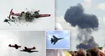 Momentul în care două avioane s-au ciocnit cu 300 km/h. Pilotul a apucat să strige „Doamne!” VIDEO