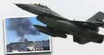 Avion F-16 al Forțelor Aeriene al SUA, prăbușit în Germania. Pilotul s-a catapultat înainte de impact și a supraviețuit