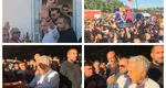Călin Georgescu, baie de mulțime într-o piață din Vaslui. Cum își face liderul suveraniștilor din nou campanie cu un leu