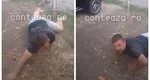 Viceprimar filmat de localnici mort de beat, când se târa prin șanțuri. Imagini ireale surprinse într-o localitate din Mureș
