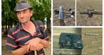 Ciobanul Marcel care a găsit drona cu explozibil în Vaslui: Dacă mai găsesc una și nu licărește, mă apropii. Acum știu de unde să-i scot firele
