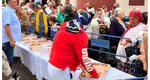 Hram neobișnuit pentru credincioșii unei biserici din Botoșani. Mâncarea tradițională a fost înlocuită cu pizza
