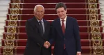 Nicușor Dan l-a primit la Palatul Cotroceni pe președintele Consiliului European, Antonio Costa VIDEO