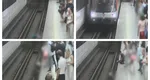 Clipe de panică la metrou. Un băiat de 7 ani a căzut pe șine chiar înainte ca trenul să intre în stație, IMAGINI ȘOCANTE