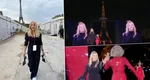 Nadia Comăneci, primele imagini de pe podiumul Paris Fashion Week. Zeița de la Montreal a defilat la Turnul Eiffel