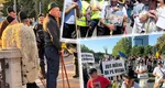 Protest de amploare al fermierilor în Capitală. Agricultorii cer soluții pentru criza din agricultură și acuză autoritățile de blocarea exporturilor. UPDATE: Protestatarii au forțat intrarea în Guvern. Jandarmii au folosit gaze lacrimogene