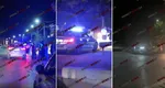 Scandal cu bâte și săbii în trafic. Conflictul a degenerat,  au dat cu sete într-un BMW, doar poliția a calmat spiritele VIDEO