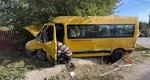 Copil de 9 ani, lovit de un microbuz școlar după un accident în Giurgiu. Băiatul a fost transportat la București cu un elicopter SMURD VIDEO