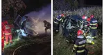 Accident grav în Iași. O autoutilitară a luat foc, două persoane au murit iar una a fost rănită grav