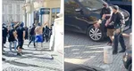 Huliganii au făcut prăpăd în centru Sibiului. Potop de amenzi, se analizează camerele de supraveghere VIDEO