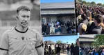 Imagini dureroase de la înmormântarea lui Gheorghe Moldovan. Sute de persoane s-au adunat pentru a-și lua rămas-bun de la arbitru. VIDEO