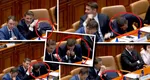 Scene uluitoare în Parlament! Radu Miruță freacă menta la propriu lângă Mircea Abrudean și Siegfried Mureșan. Fascinat de miros, se bagă sub masă, apoi își freacă mâinile