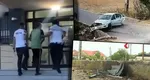 Caz șocant în Olt! Un bărbat, arestat după ce a furat o mașină în care era o fetiță de 7 ani și s-a izbit violent de un cap de pod. Hoțul era în stare de ebrietate și nu deținea permis de conducere