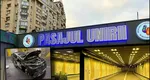 Accident rutier în Pasajul Unirii din București. Doi șoferi au ajuns la spital, iar traficul a fost restricționat