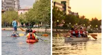 Plimbări gratuite cu barca pe Dâmbovița. Primăria București deschide un nou debarcader